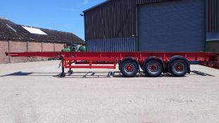 Tinsley 40ft 4 Lock Skelly Trailer