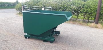 1250 litre 4 way Tipping Skips - 1.5 Cubic Yards