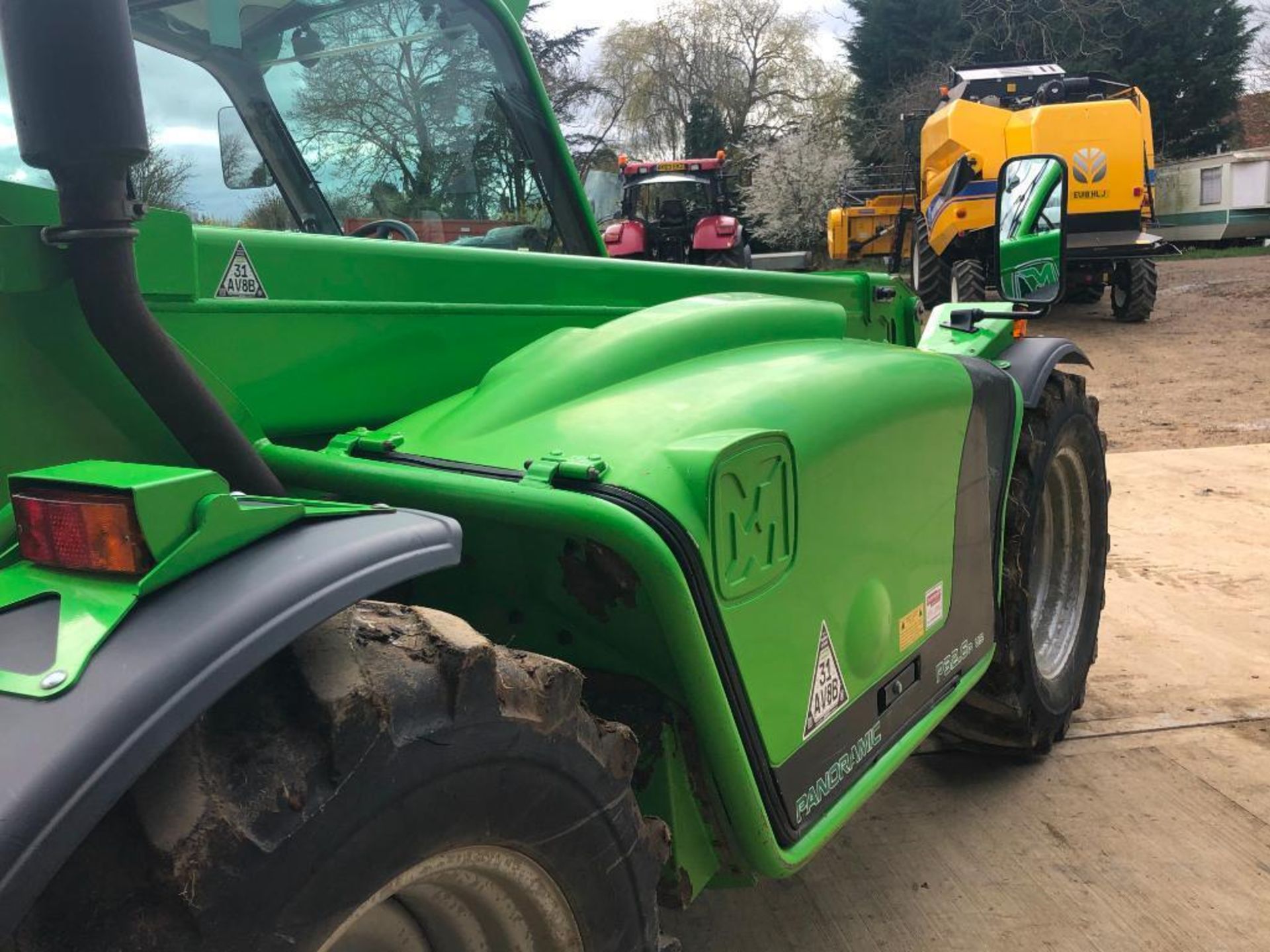 2008 Merlo Panoramic P32.6 Plus telescopic loader with pallet tines and pickup hitch on 405/70-24 wh - Image 6 of 19