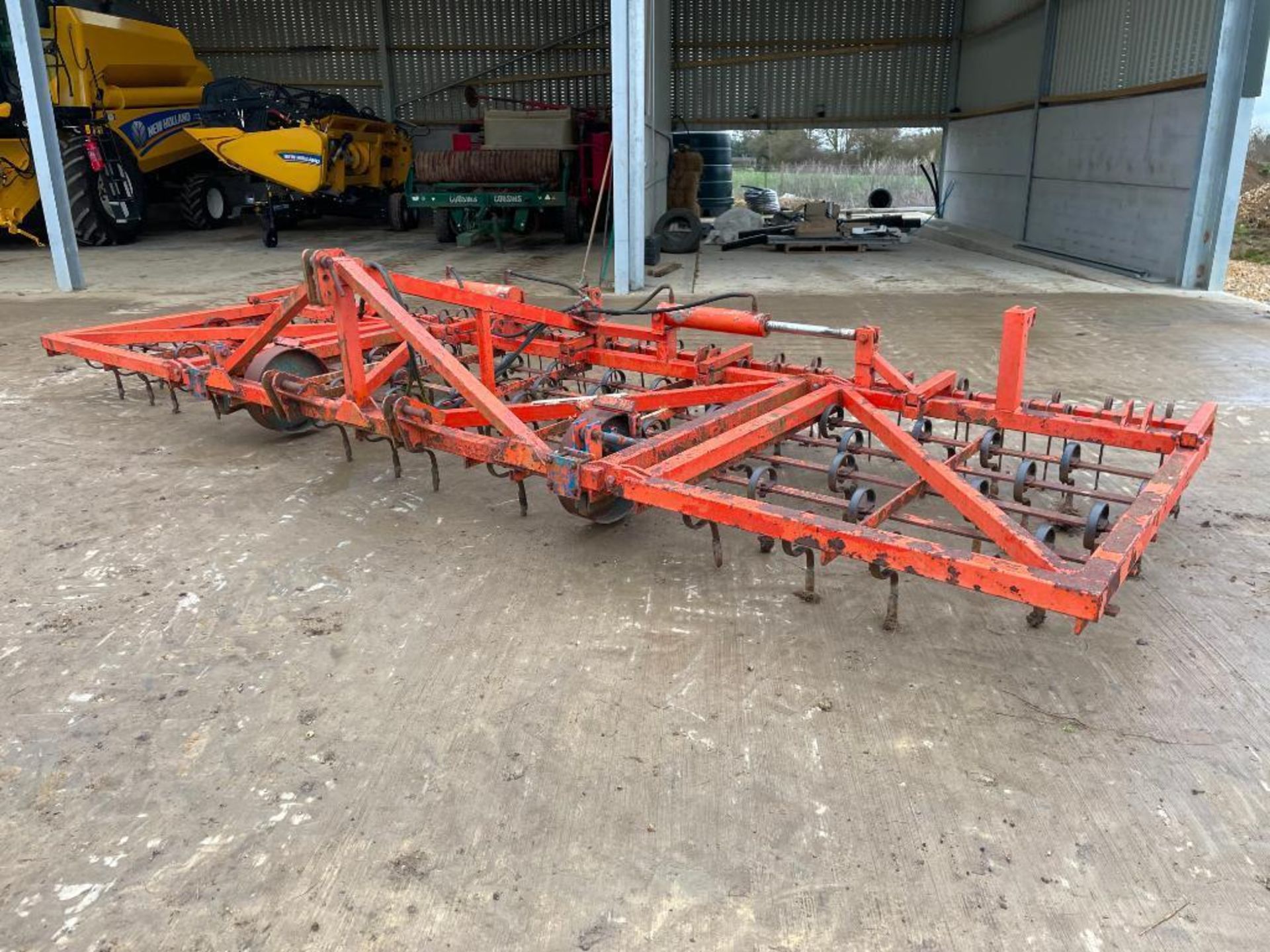 Springtine cultivator 6m hydraulic folding with following tines - Image 4 of 10