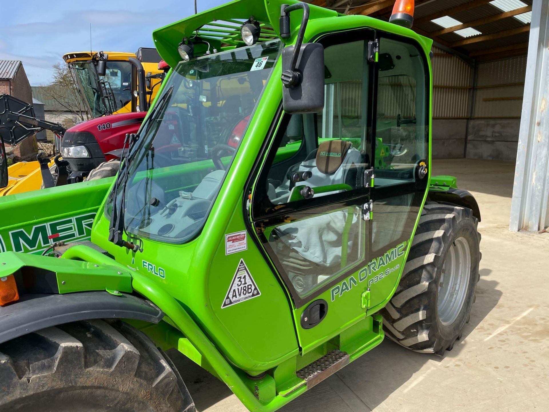 2008 Merlo Panoramic P32.6 Plus telescopic loader with pallet tines and pickup hitch on 405/70-24 wh - Image 15 of 19