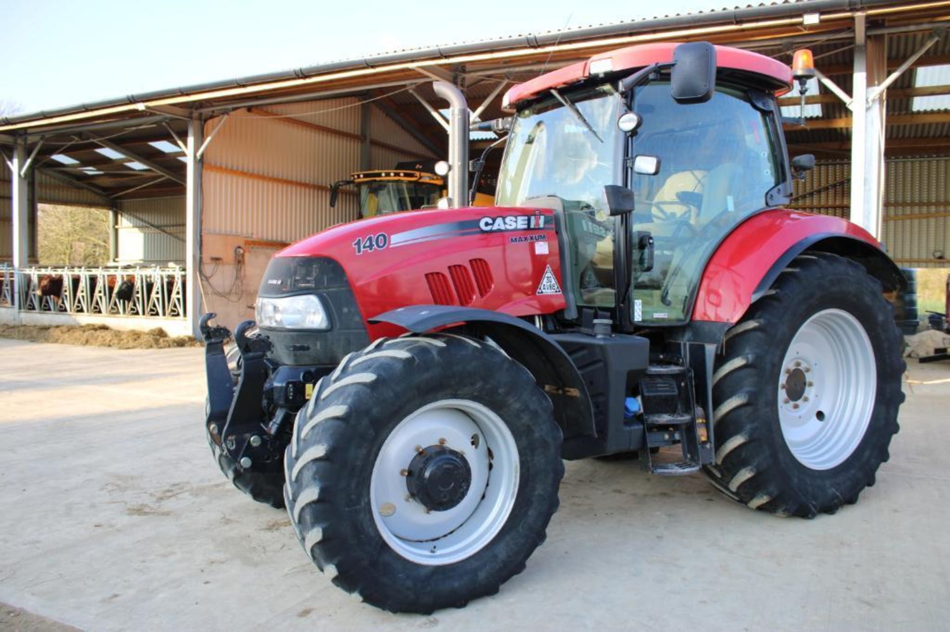 2013 Case Maxxum 140 50kph 4wd Powershift tractor with multicontroller joystick, front linkage, cab - Image 18 of 40