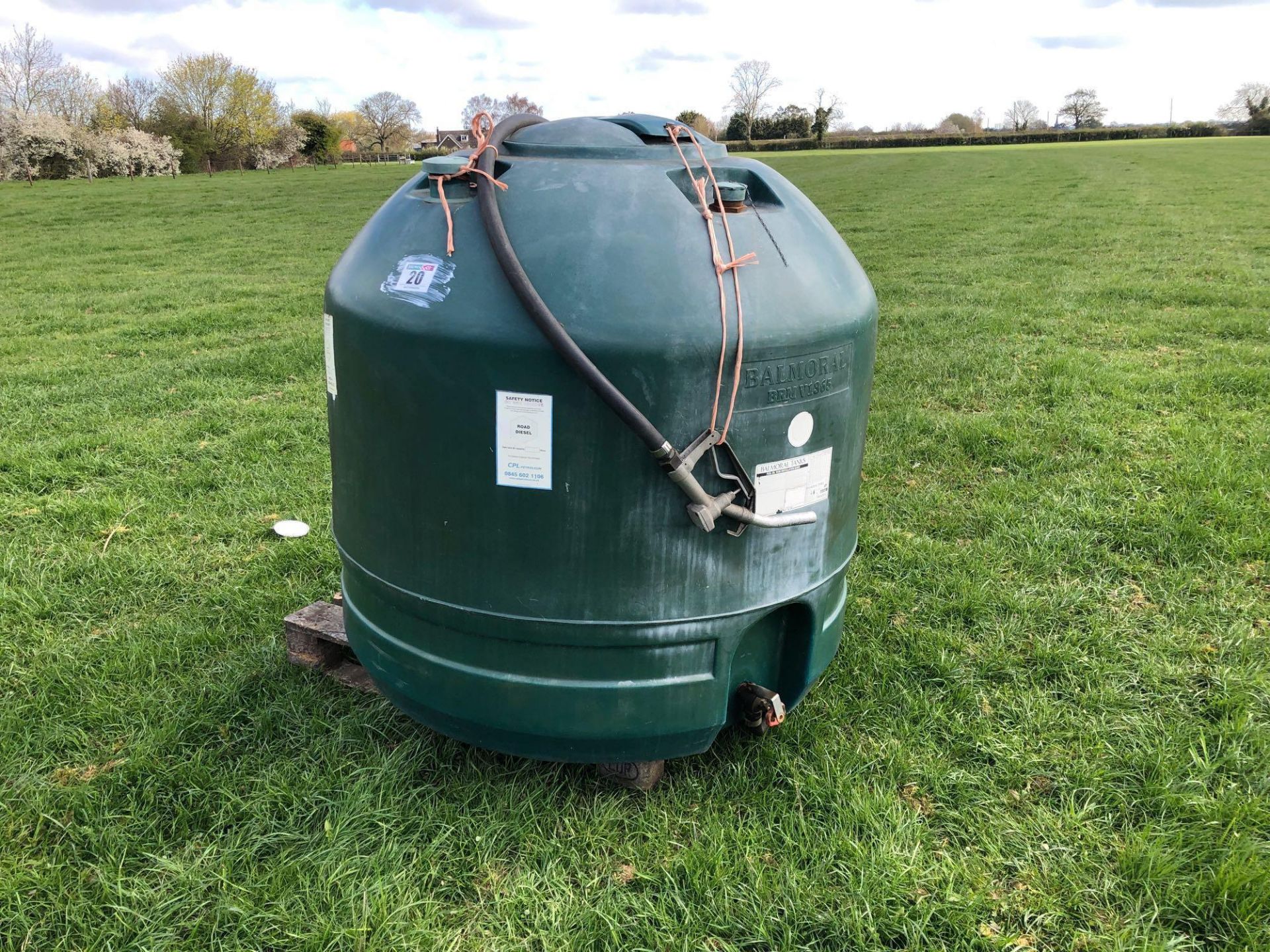 Balmoral BRM V1365 300 gallon diesel tank with hose and nozzle. - Image 4 of 6