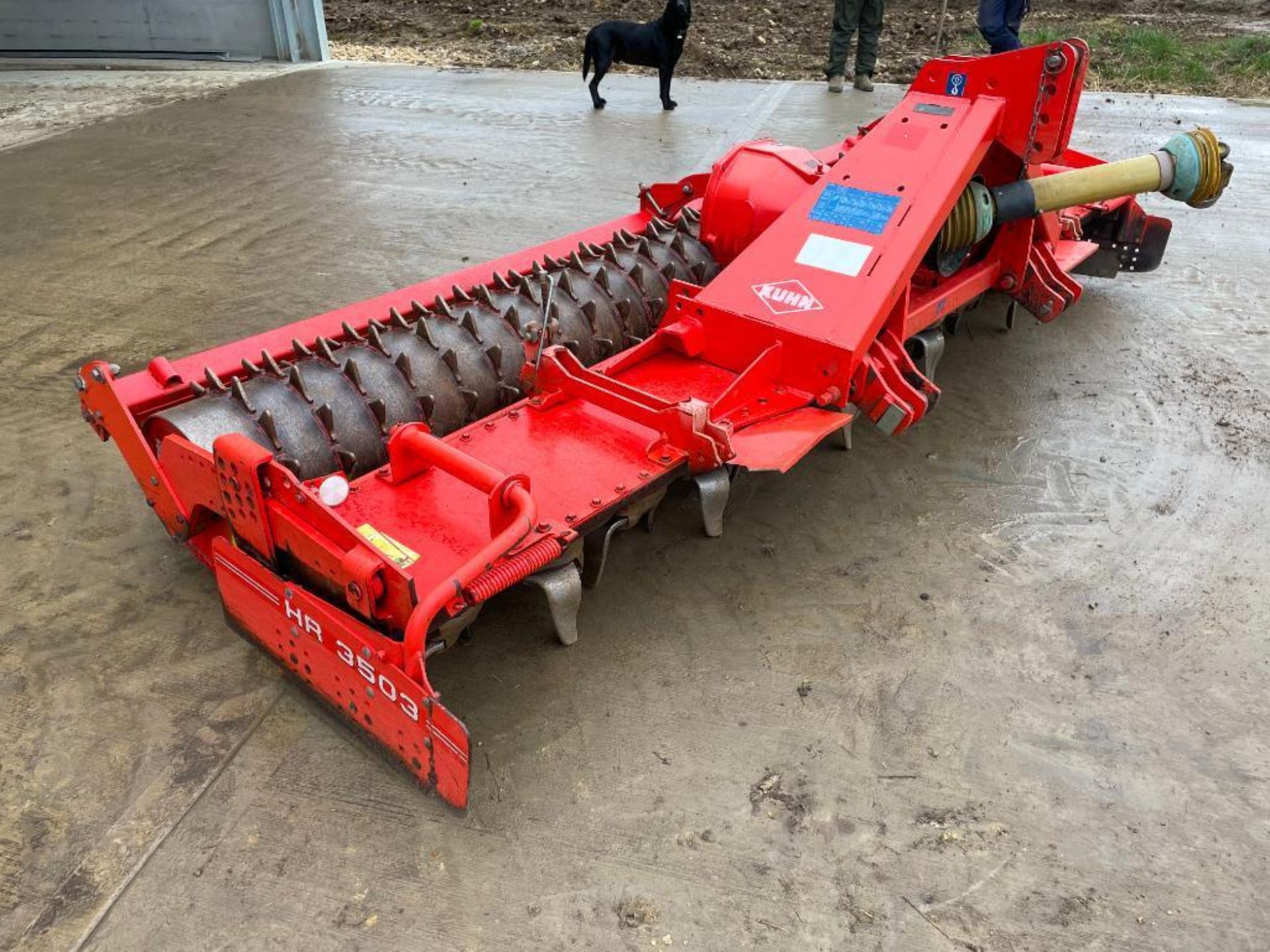 2007 Kuhn HR3503D 3.5m power harrow with rear packer roller. Serial No: E0441. ​​​​​​​N.B. Instructi - Image 6 of 12