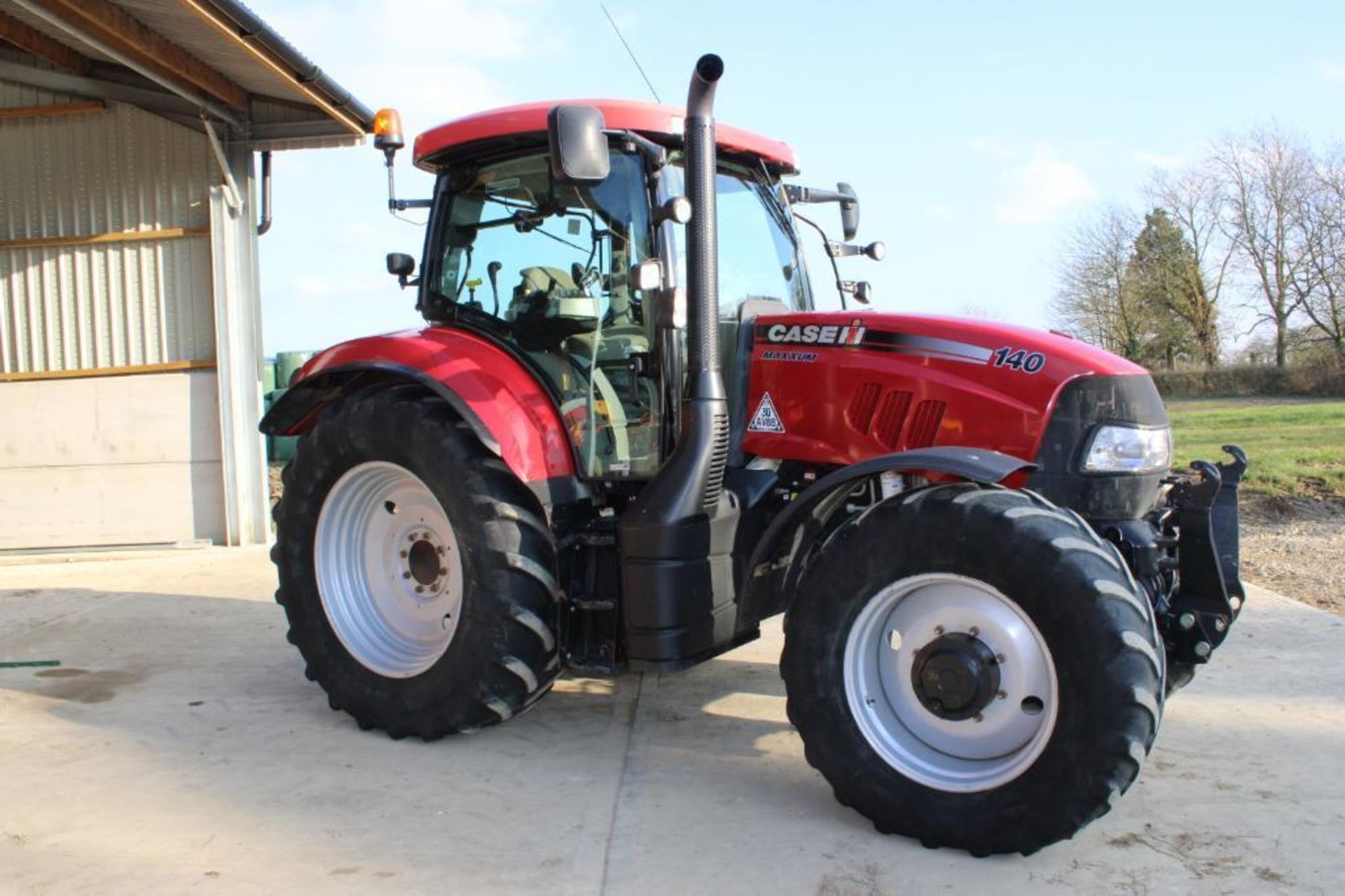 2013 Case Maxxum 140 50kph 4wd Powershift tractor with multicontroller joystick, front linkage, cab - Image 21 of 40