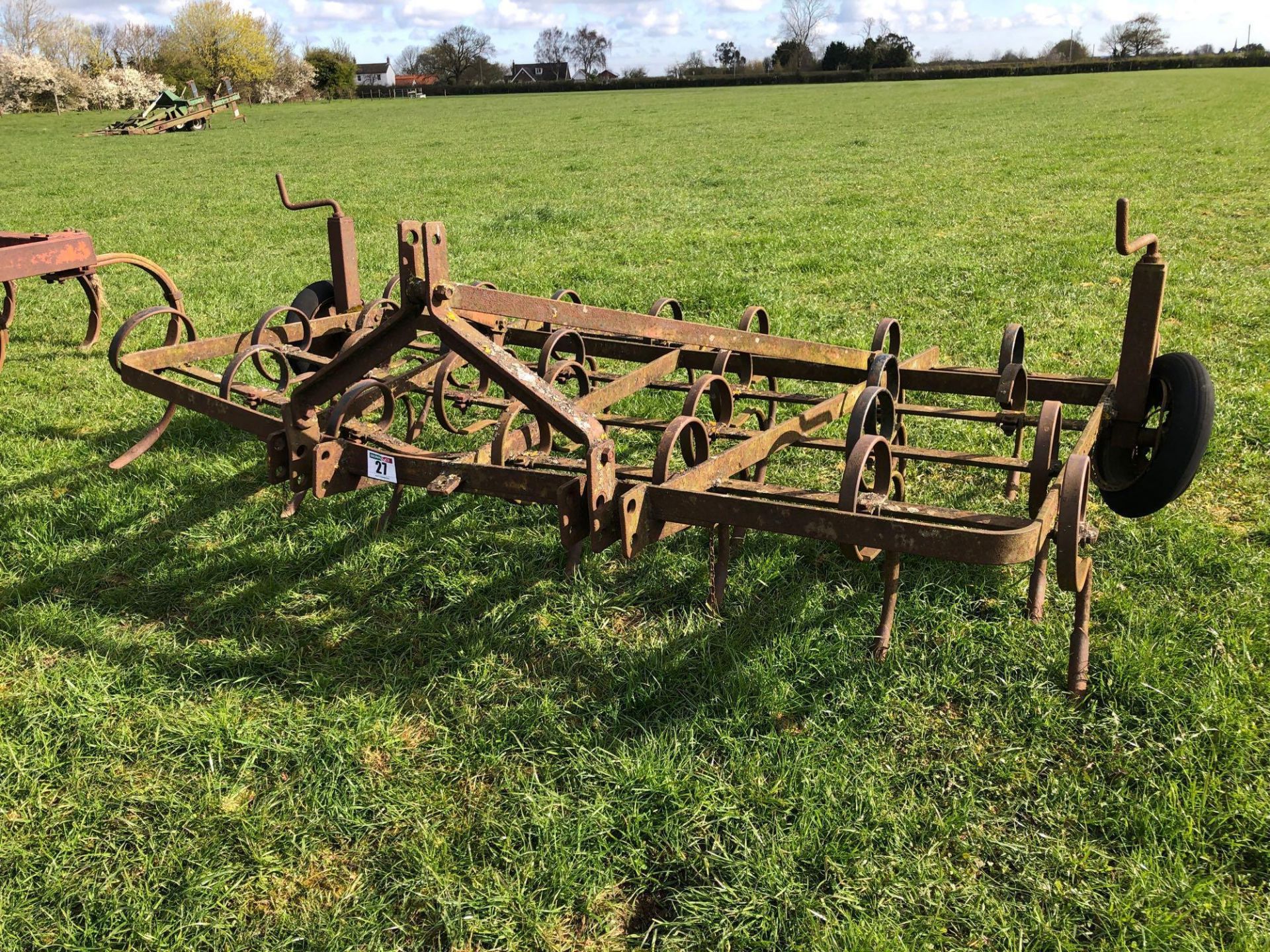 Springtine cultivator 8ft 6inch linkage mounted