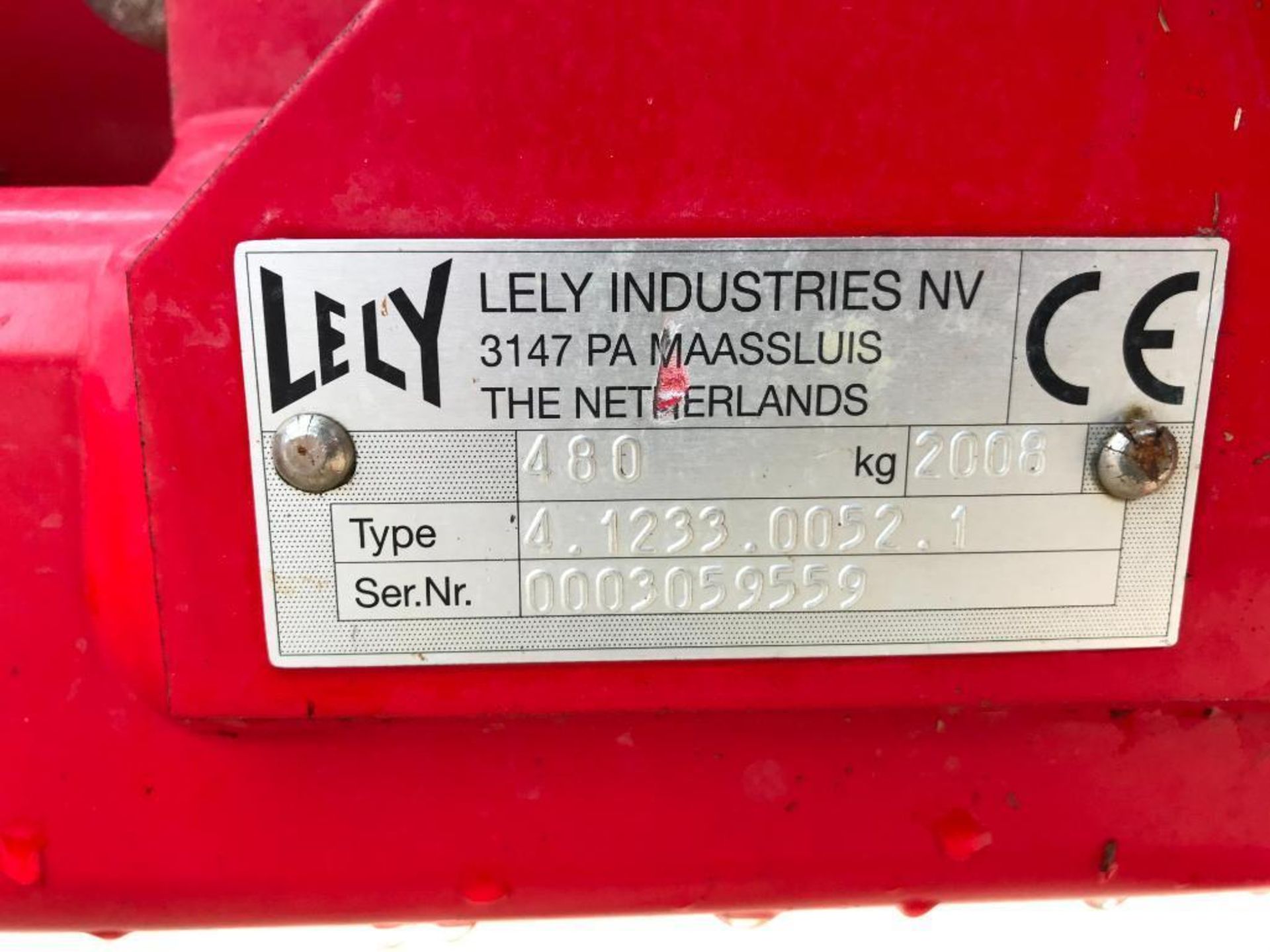 2008 Lely Splendimo 205 Classic 2m linkage mounted disc mower. Serial No: 0003059559. ​​​​​​​N.B. In - Image 5 of 15