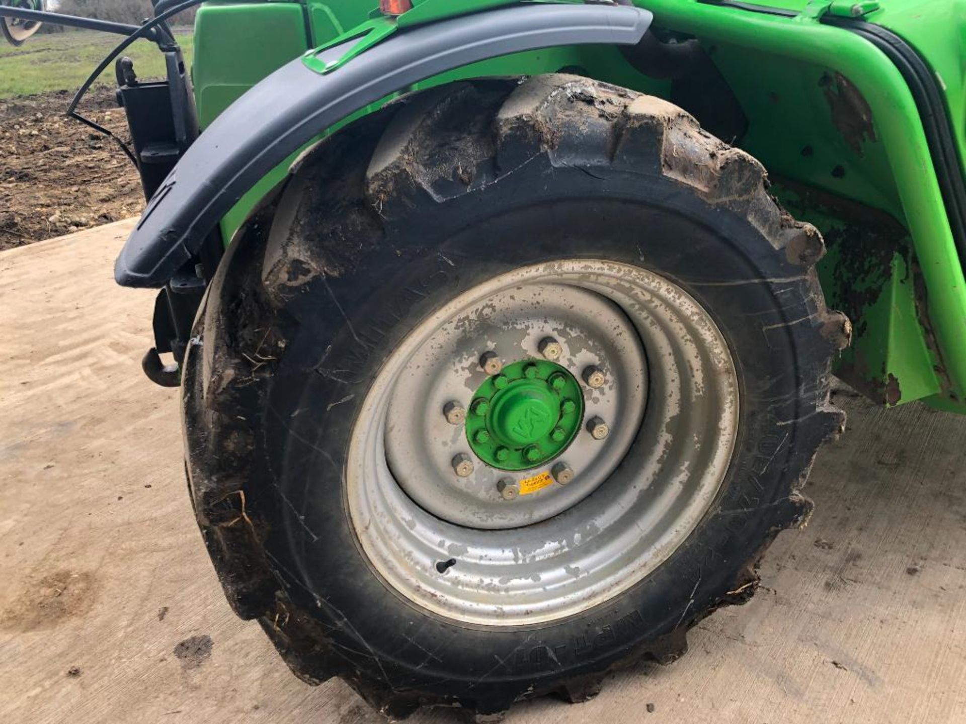 2008 Merlo Panoramic P32.6 Plus telescopic loader with pallet tines and pickup hitch on 405/70-24 wh - Image 7 of 19