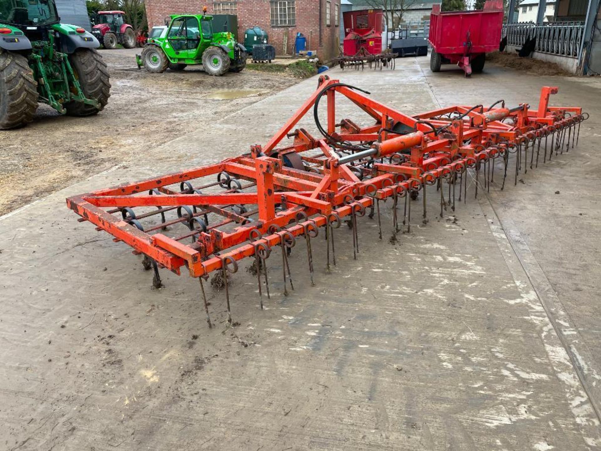 Springtine cultivator 6m hydraulic folding with following tines - Image 7 of 10