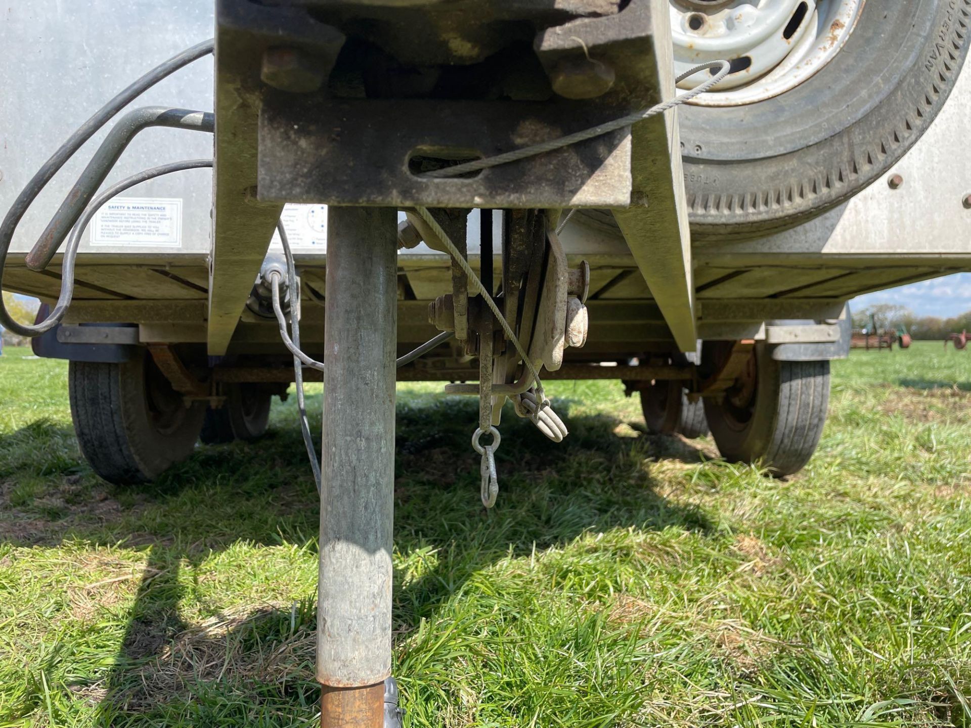 Ifor Williams TA-5-G twin axle livestock trailer with partition gate. Serial No: 131356 - Image 14 of 14