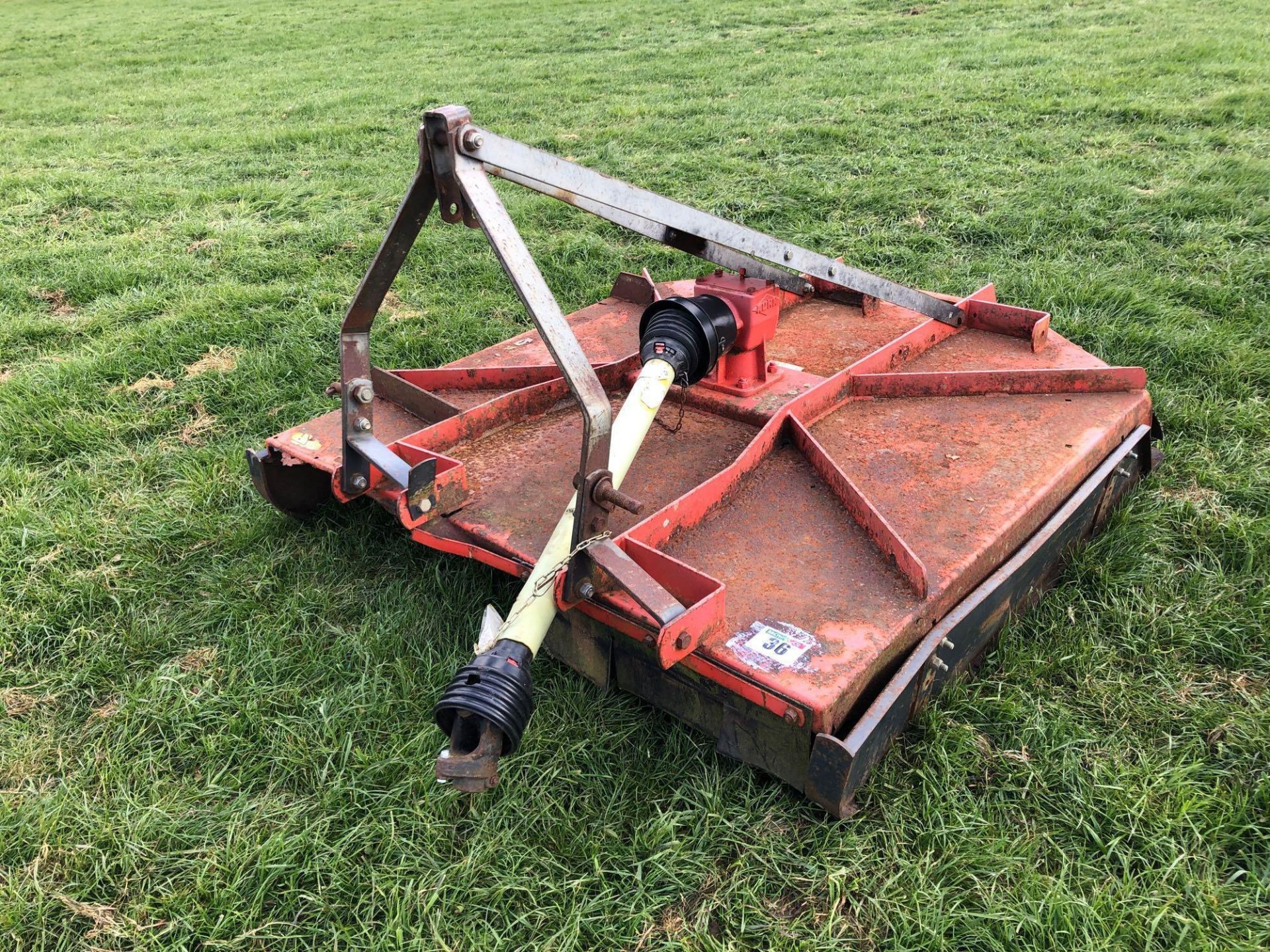 2002 Kuhn 5ft linkage mounted pasture topper. Serial No: 024056. ​​​​​​​N.B. Instruction manual in o