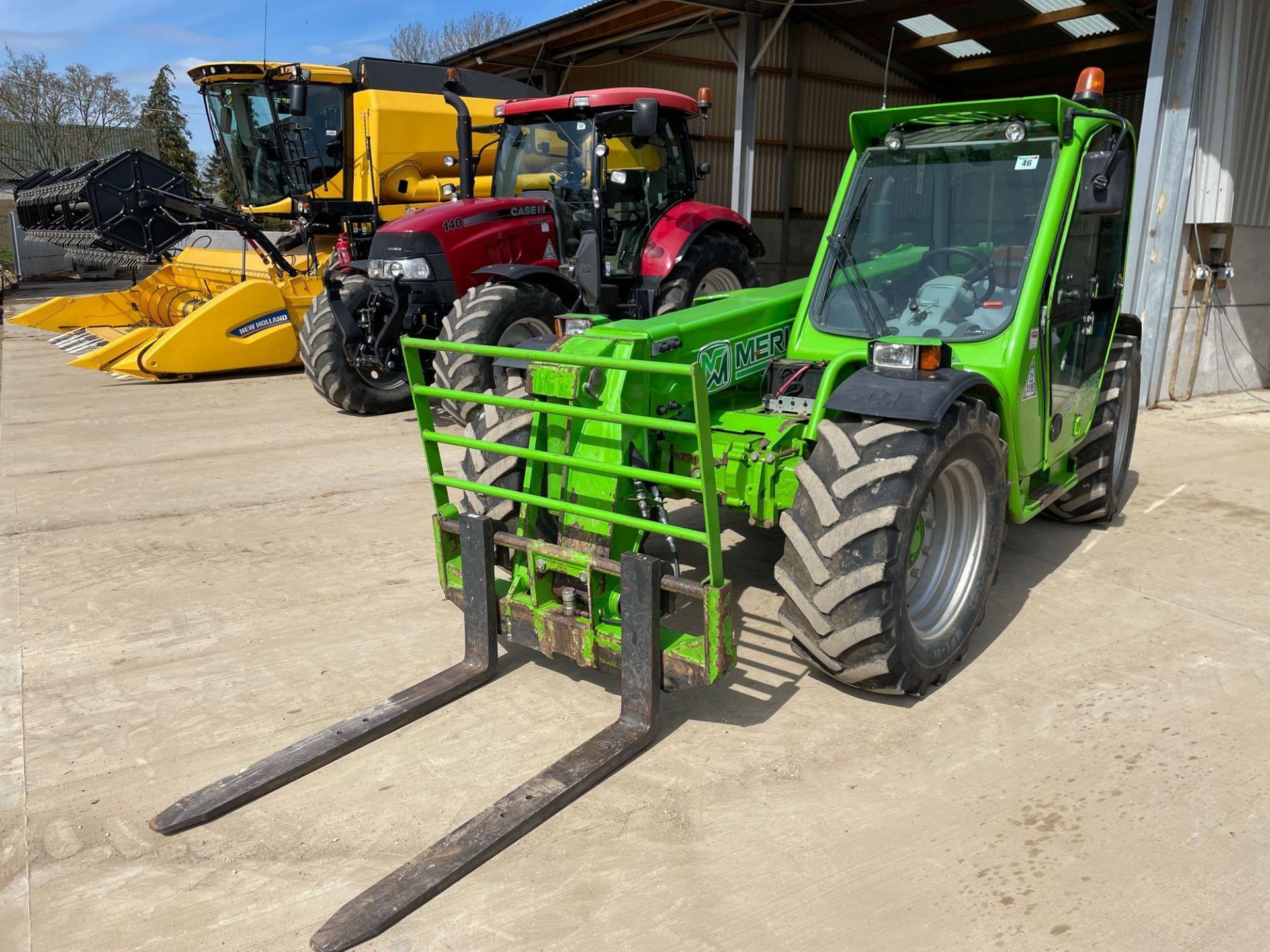 2008 Merlo Panoramic P32.6 Plus telescopic loader with pallet tines and pickup hitch on 405/70-24 wh - Image 16 of 19