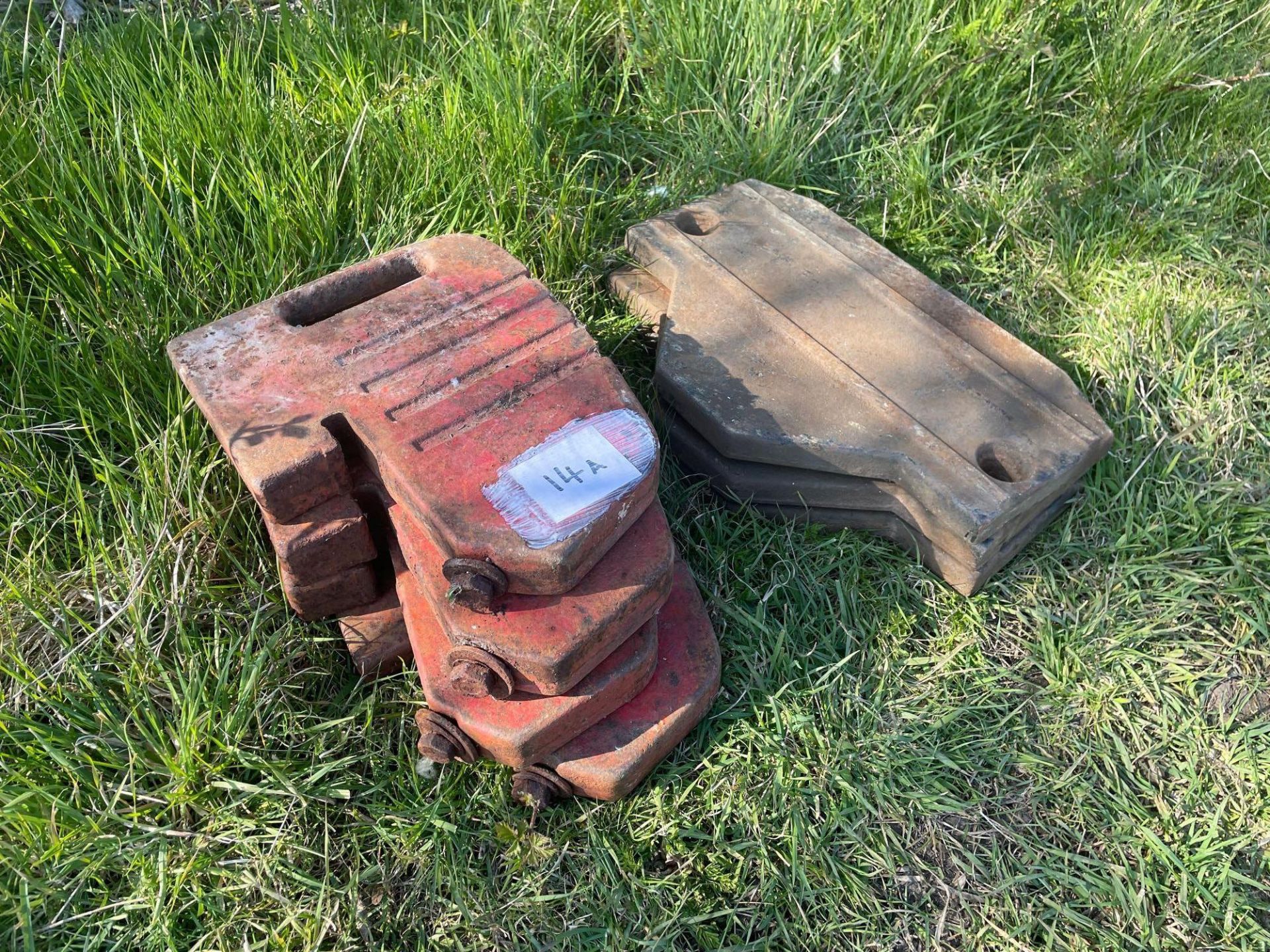 Quantity miscellaneous tractor weights