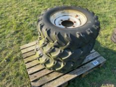 Set 7.50-16 wheels and tyres to suit Willmot sprayer