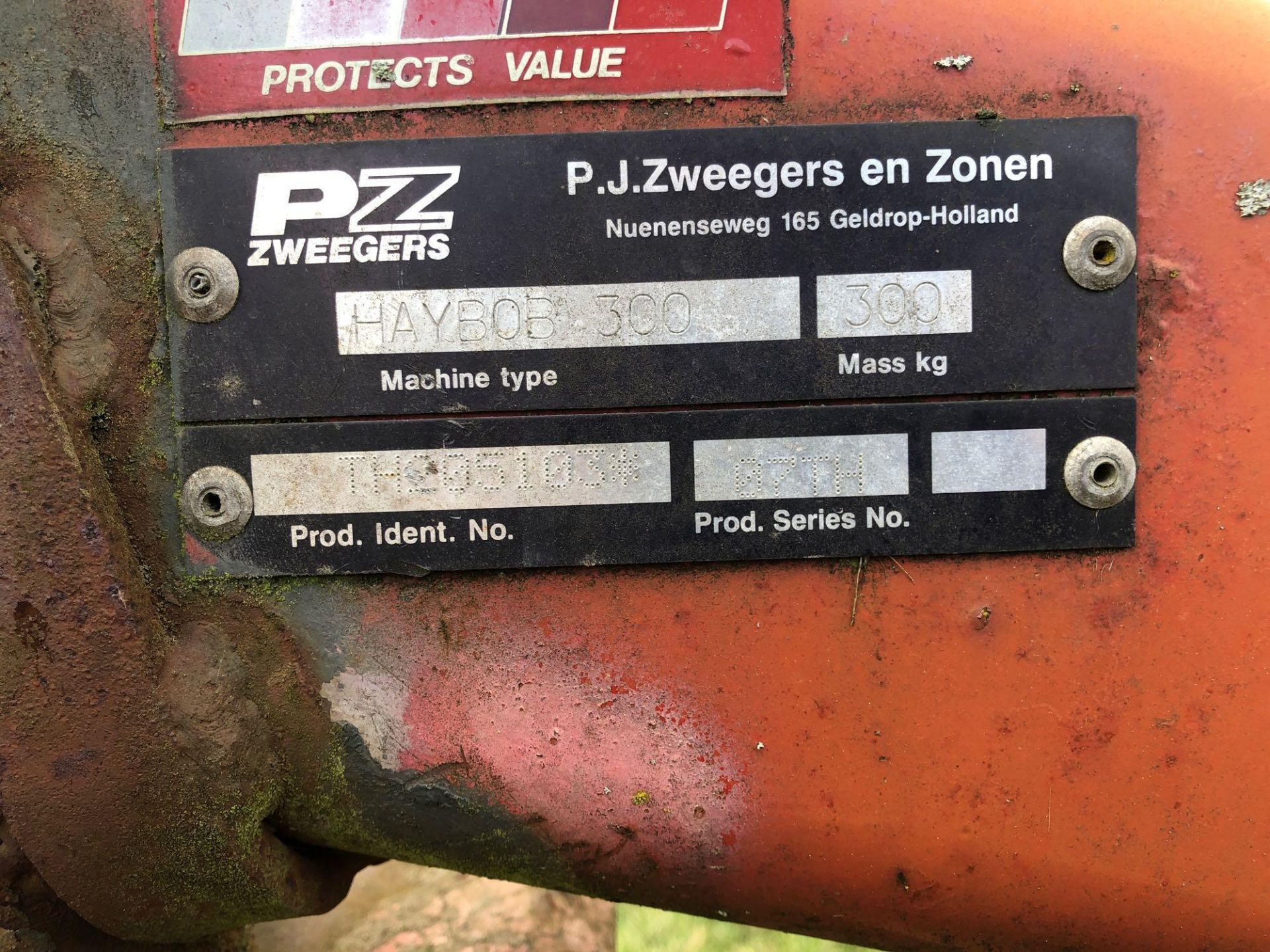 PZ Zweegers Haybob 300 linkage mounted rake/tedder. Serial No: TH205103 - Image 10 of 10