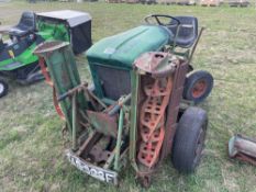 * Vintage ride-on cylinder mower, spares or repair NO VAT