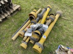 Quantity assorted PTO shafts and guards