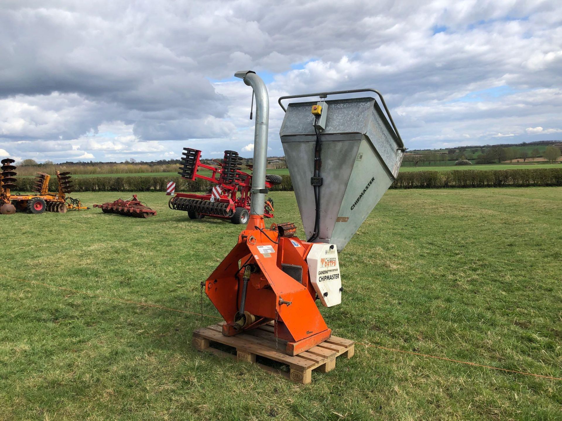 1993 Gandini Meccanica 04TPS PTO driven wood chipper, spares or repair