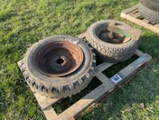 Quantity miscellaneous wheels and tyres