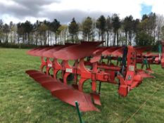 1997 Gregoire Besson 5f (4+1) reversible plough. Serial No: 40819 NB: Comes with manual