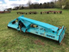 1998 Eberhardt KE4000 Super 4m power harrow with rear packer. Serial No: 77020 NB: Comes with manual