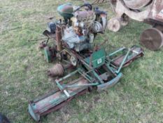 * Vintage ride-on cylinder mower, spares or repair NO VAT