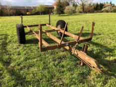 Trailer chassis single axle