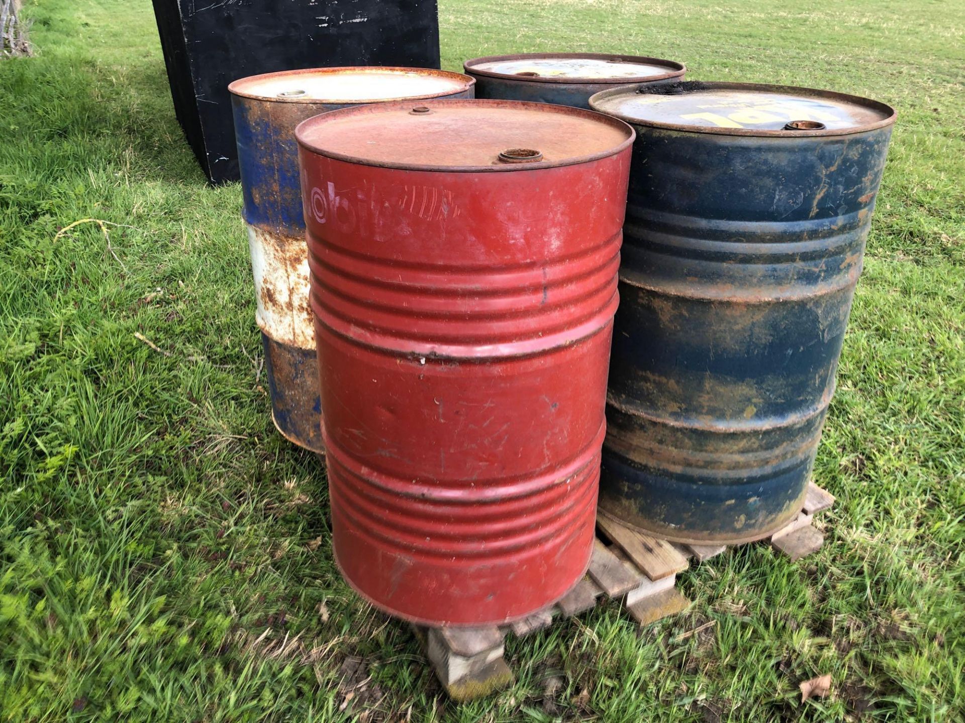 Quantity empty oil drums - Image 8 of 8