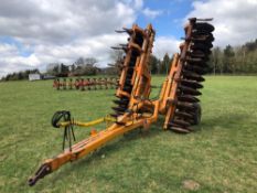 Simba double press 5.4m hydraulic folding with leading tines. Serial No: 40969072