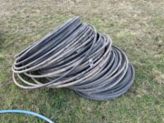 Quantity black UPVC pipe