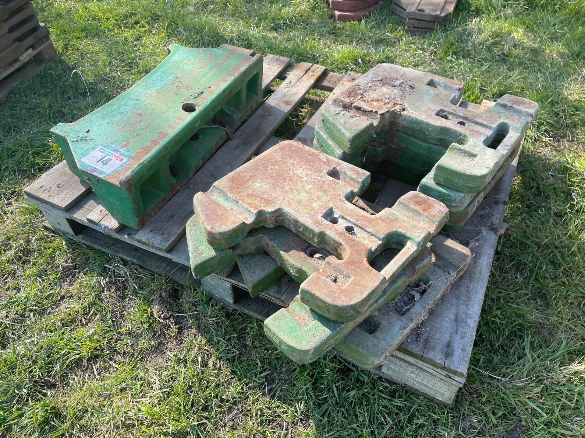 Quantity John Deere tractor weights - Image 2 of 2