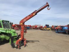 Kuhn Levsak fertiliser bag lifter.