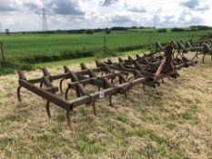 C tine cultivator, 4.5m linkage mounted