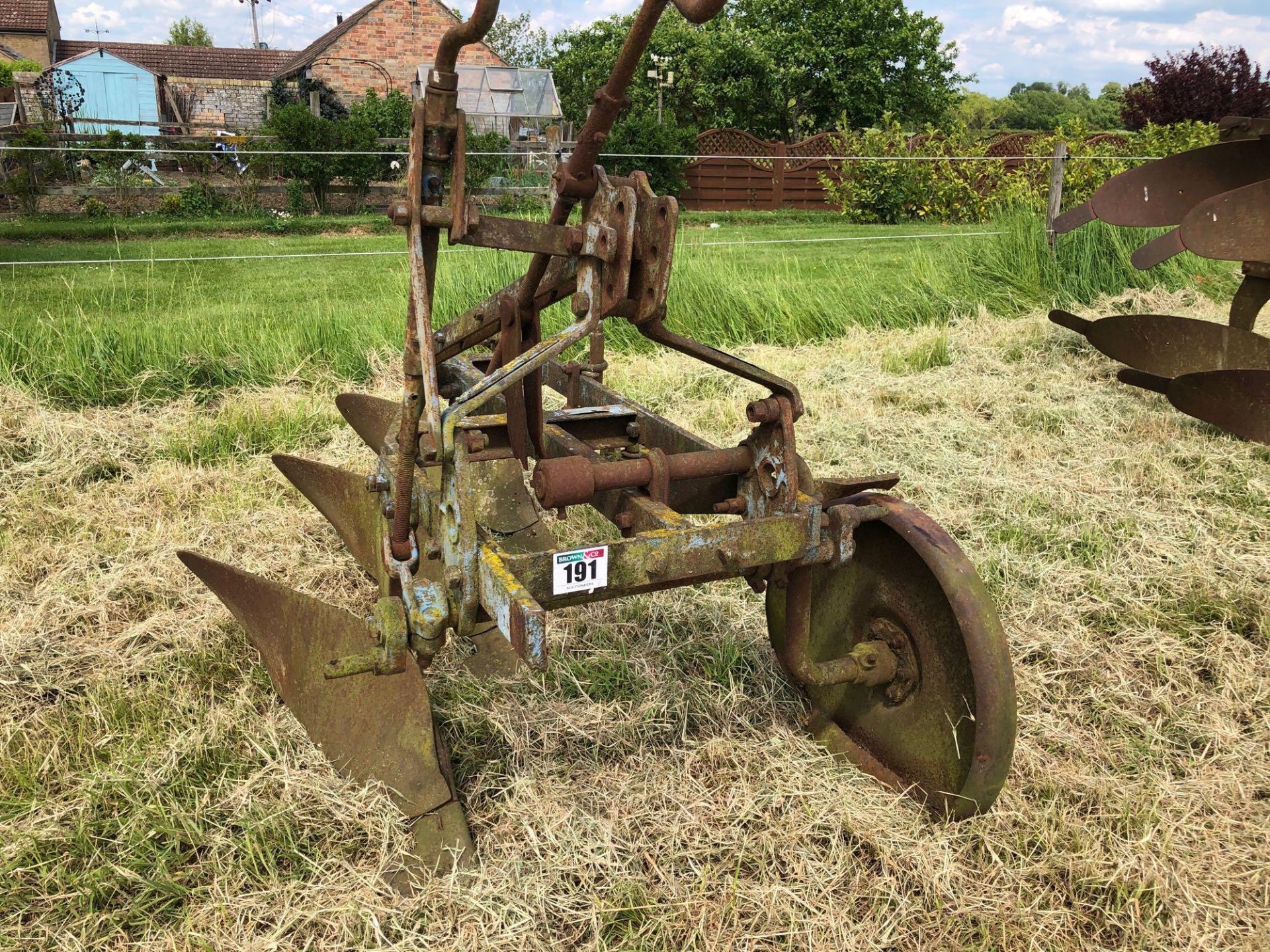 Ransomes 3f conventional trailed plough - Image 2 of 6
