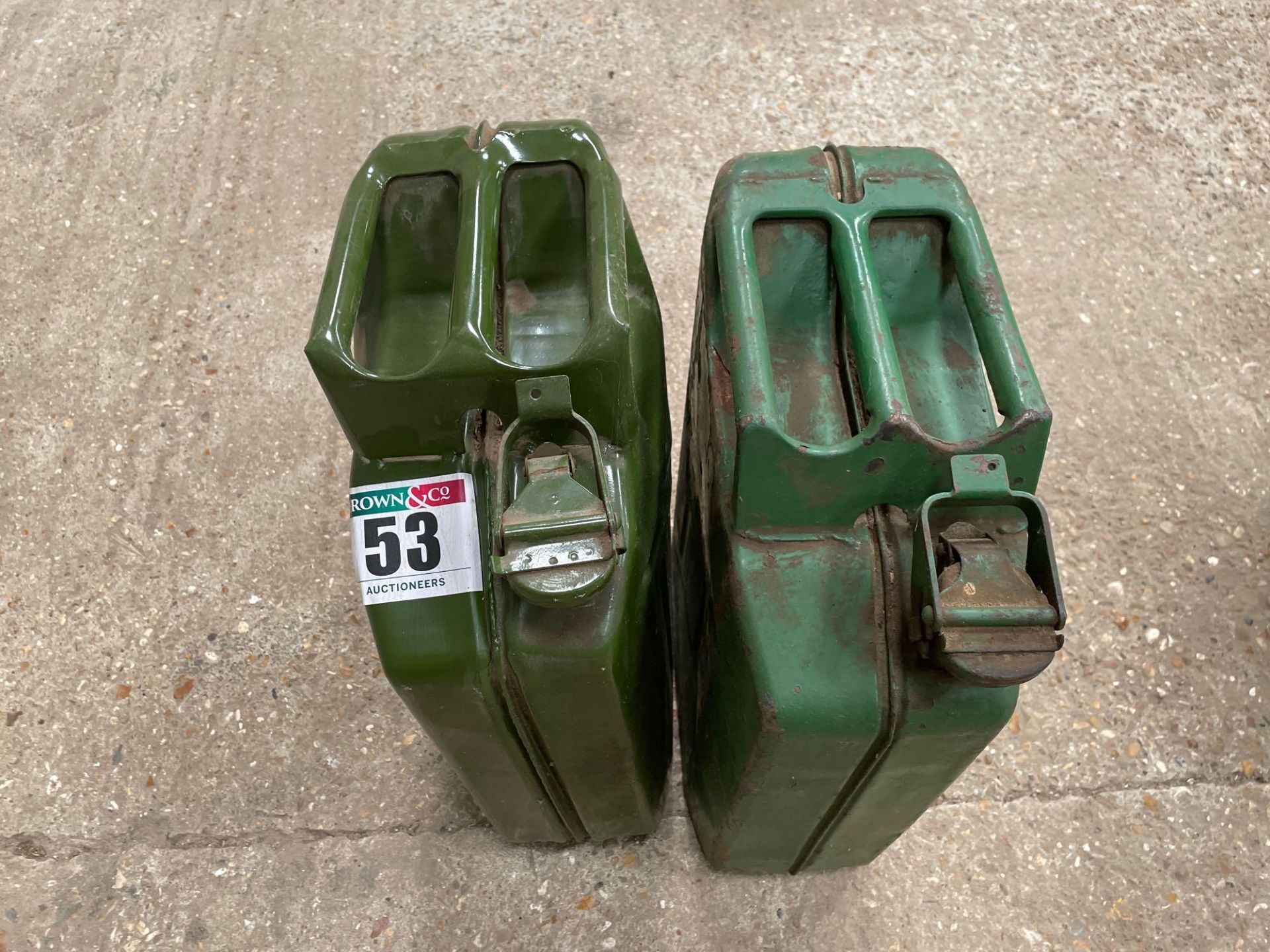 Pair Jerry cans