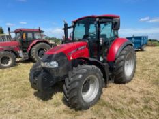 2014 Case IH Farmall 115U PRO 40Kph 4wd tractor with 2 spools, PUH on 440/65R24 front and 540/65R34