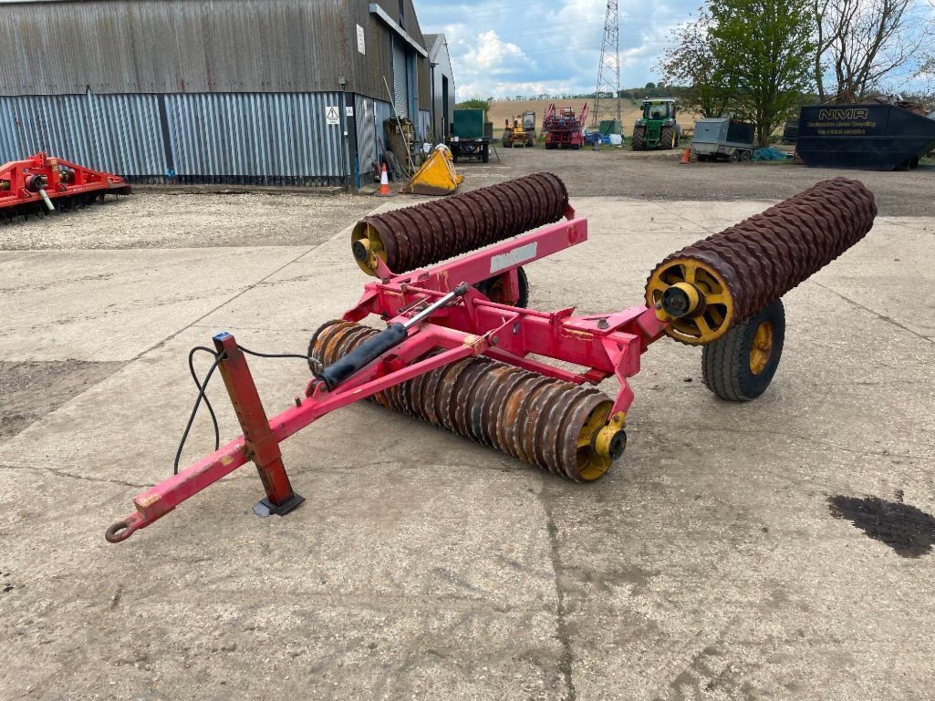 Vaderstad Rollex 620 Cambridge rolls, 6.2m hydraulic folding on 10.0/80-12 wheels and tyres. Serial - Image 10 of 12