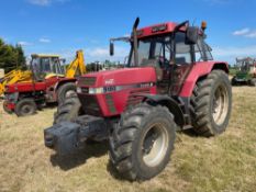 1997 Case IH 5150 Maxxum Plus Powershift 4wd tractor with 2 spools, PUH and front wafer weights on 1