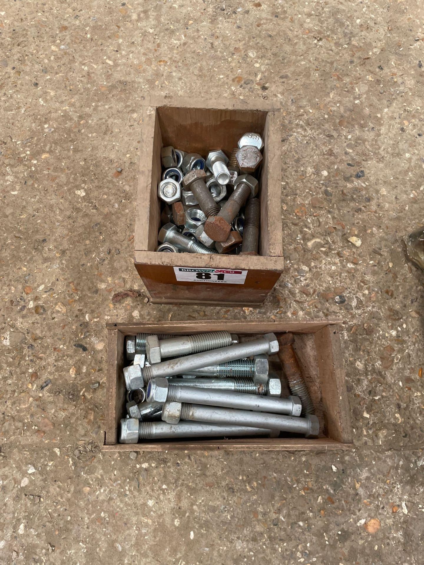 Heavy duty nuts and bolts