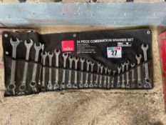 Hilka spanner set 24 piece