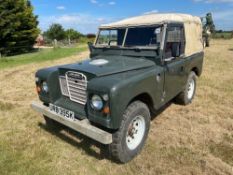 1972 Land Rover 88 Series 3 4wd truck for sale on 235/85R16 wheels and tyres, green. SORN. Reg: URB