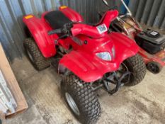 Moto-Roma Quadmaster 100 2wd Quadbike, petrol electric start. NB: Manual in Office