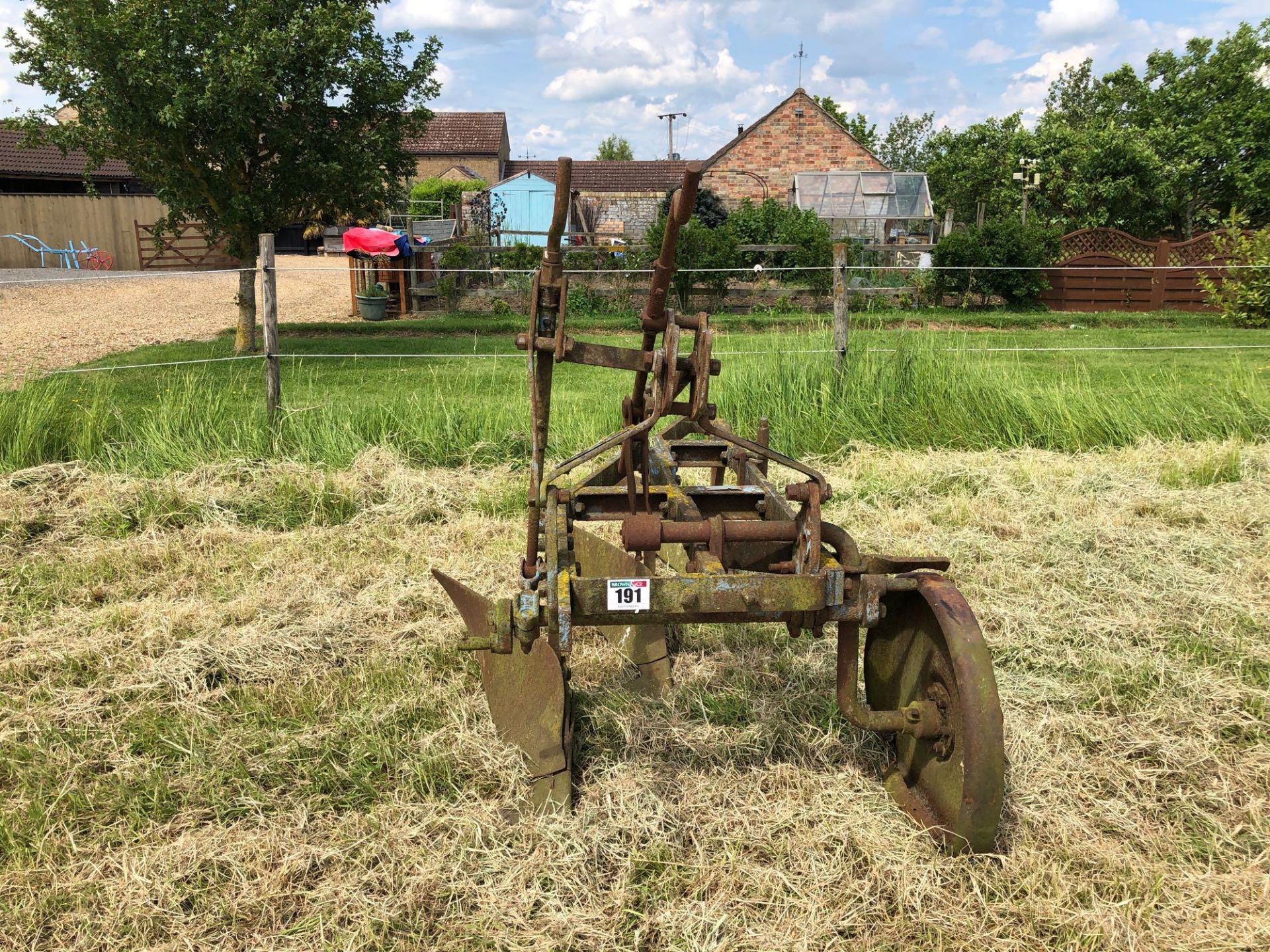 Ransomes 3f conventional trailed plough - Image 4 of 6