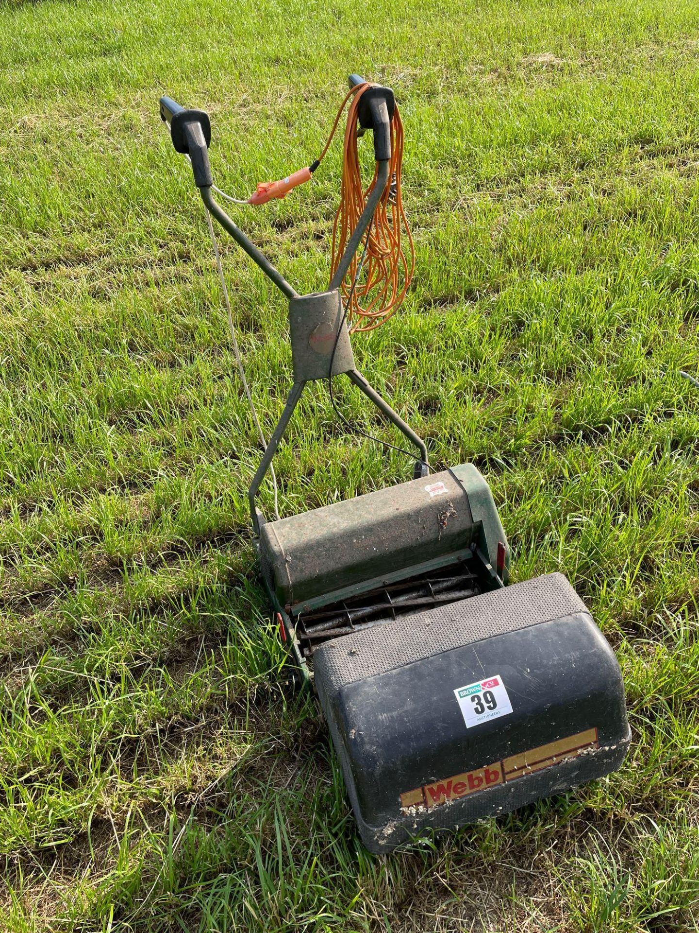 Webb AB1255 cylinder mower, single phase