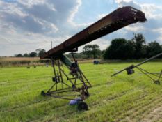 Vintage bale elevator with Briggs & Stratton engine, spares or repairs