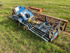 Rabewerk PKE300 3m power harrow with rear crumbler and linkage. Serial No: 19805-2. NB - gearbox pro