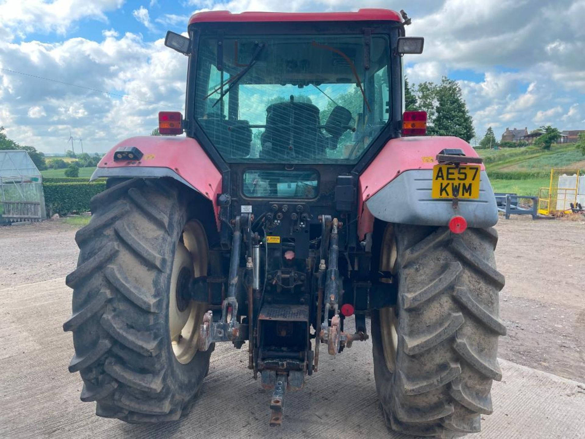 2007 Zetor 10641 4wd tractor with TracLift 260SL front loader, 3 manual spools on 420/70R24 front an - Image 12 of 20