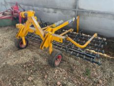 2008 Shelbourne Parmiter 2.9m spring grass harrows. Serial No; 61520014(S) NO VAT