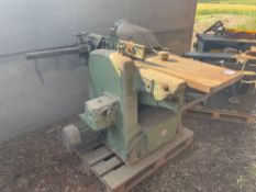 Bursgreen cast iron thickness planer, 3ph NO VAT