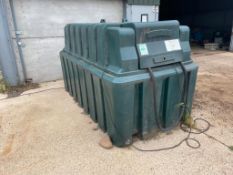 Tuffa 2500l bunded diesel tank with Gemini single phase electric pump